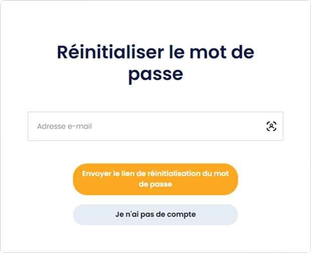récupération du mot de passe sur Kings Chance